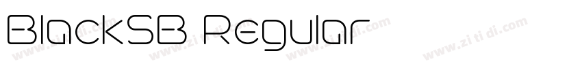 BlackSB Regular字体转换